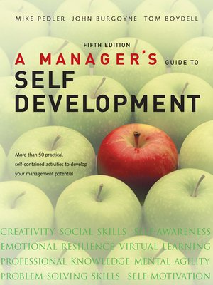 cover image of A Manager's Guide to Self Development
